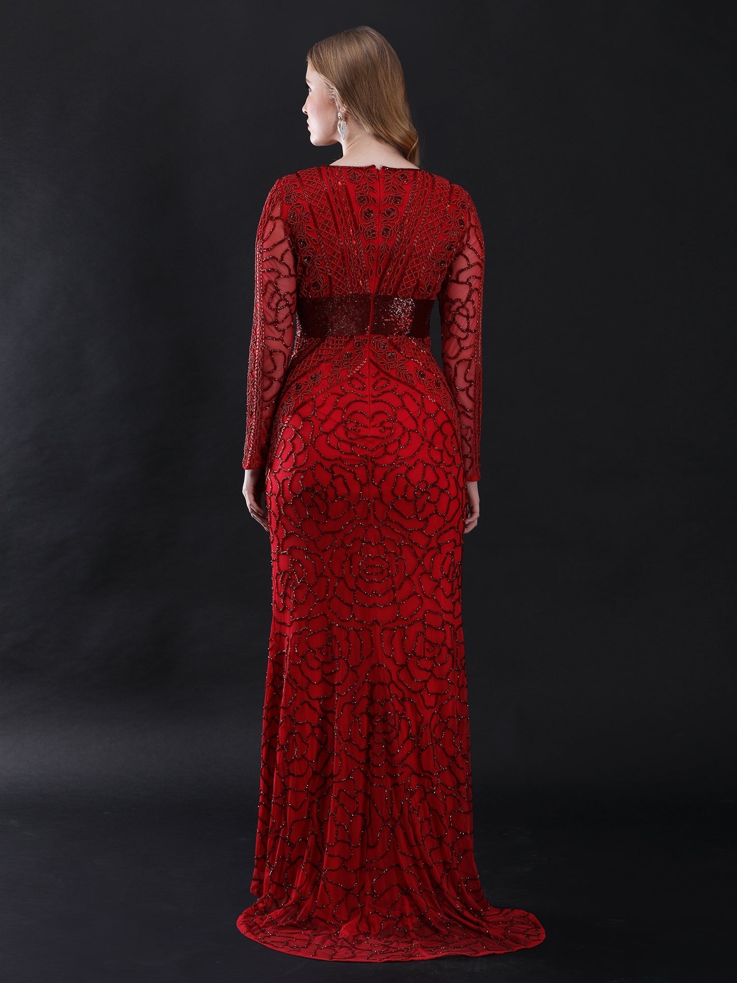 Scarlet Siren Mermaid Gown