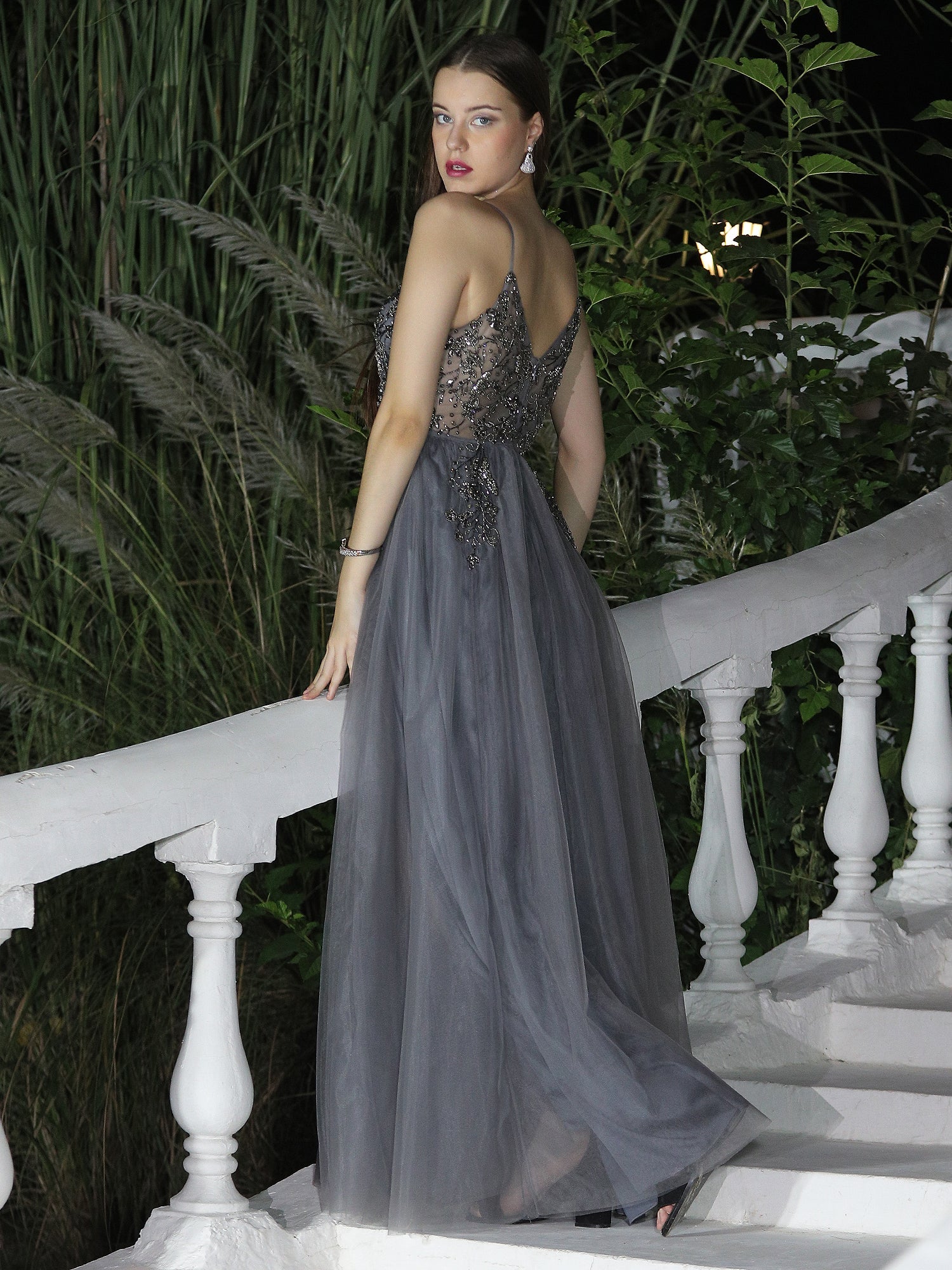 Moonlit Serenade Gown Ethereal Charm