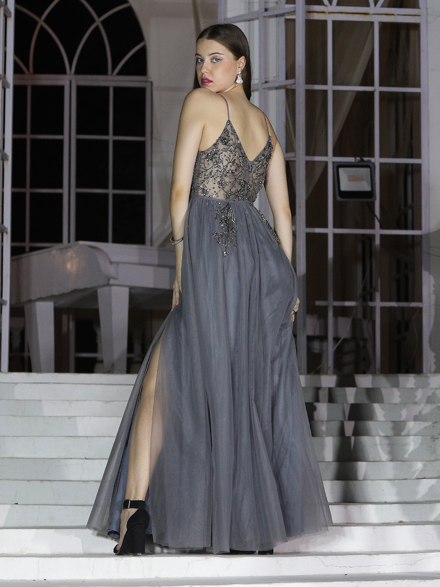 Moonlit Serenade Gown Ethereal Charm