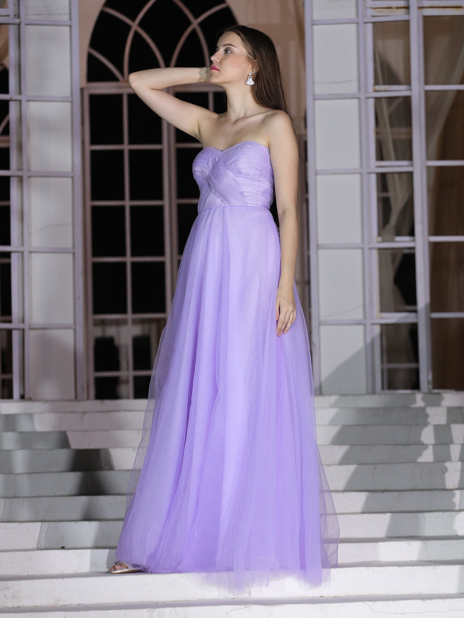 Lavender Whisper Gown Ethereal Elegance