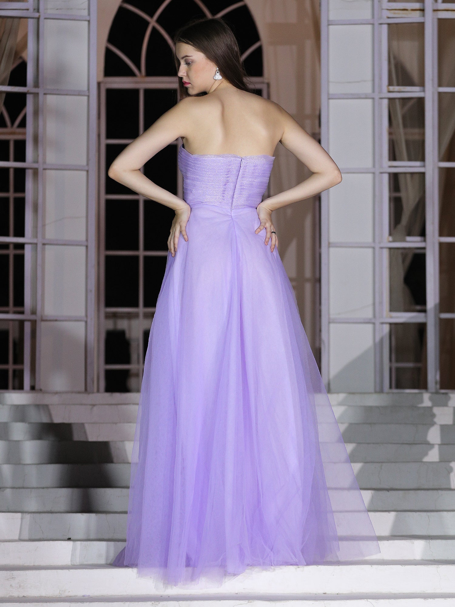 Lavender Whisper Gown Ethereal Elegance