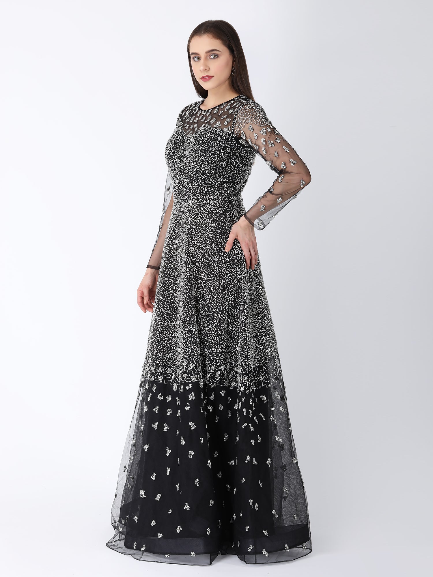 Starry Dust A Line Gown