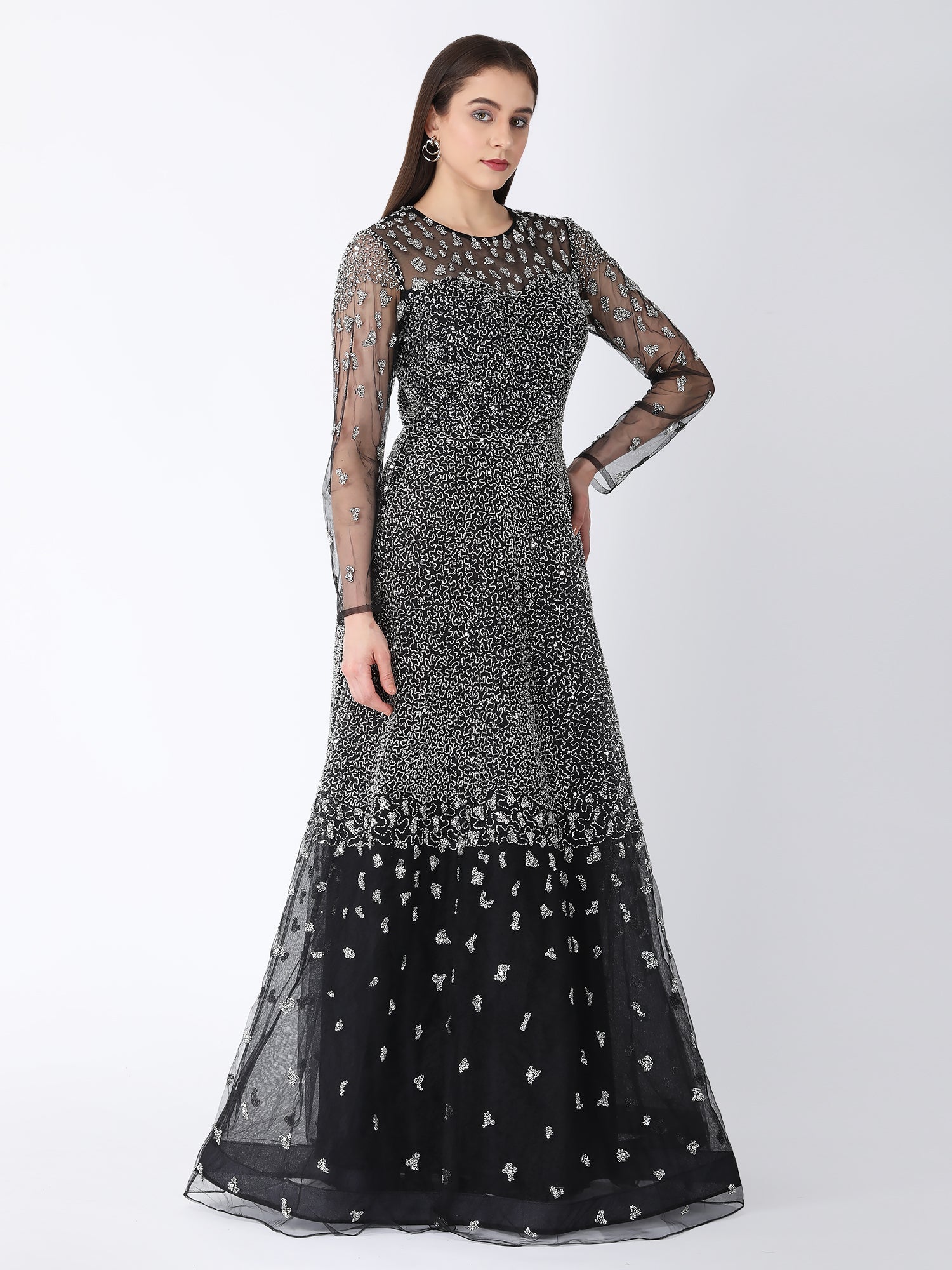 Starry Dust A Line Gown