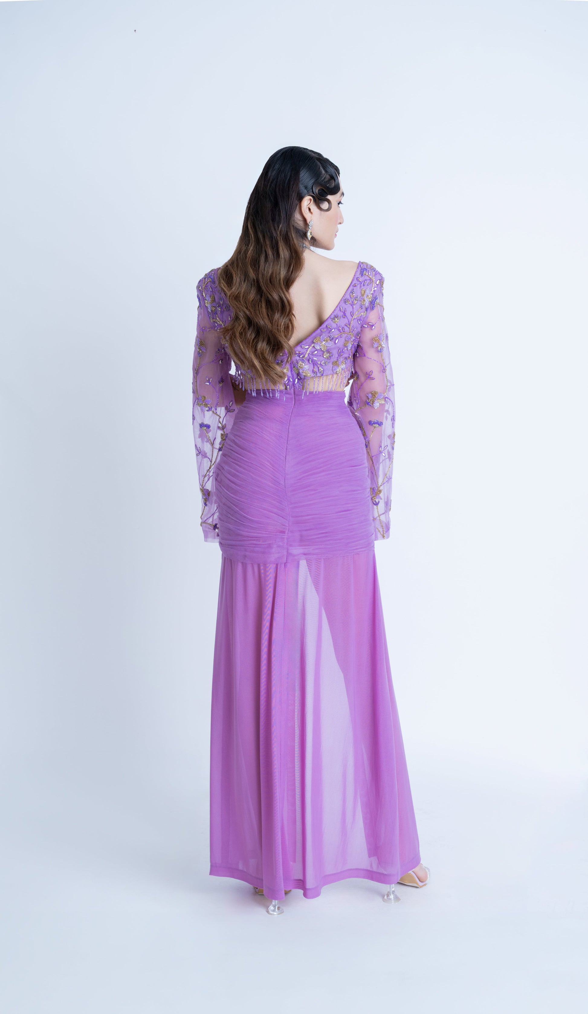 Lilac Luxe Crystal Dress