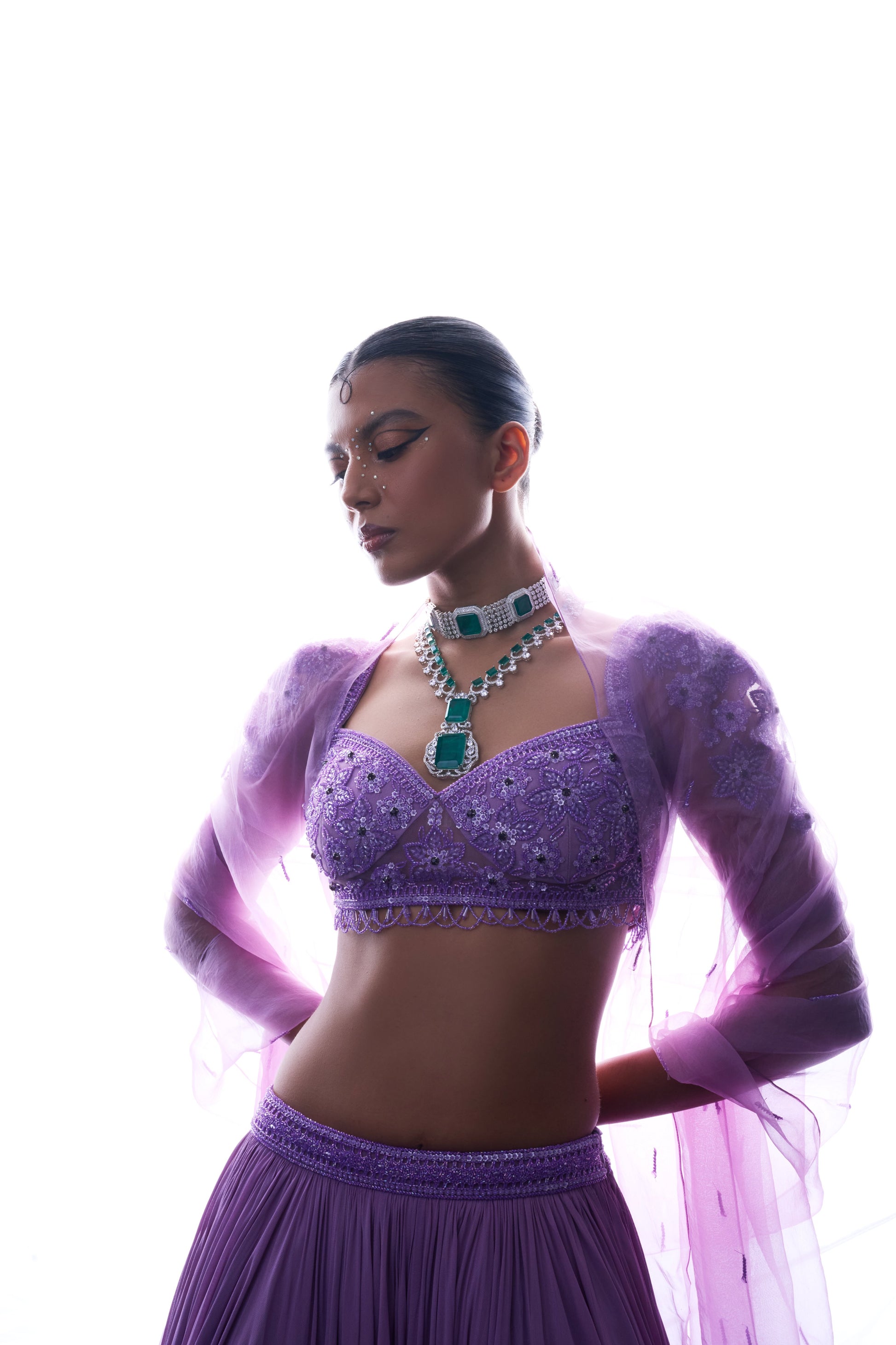 Lilac Charm Lehenga Ensemble