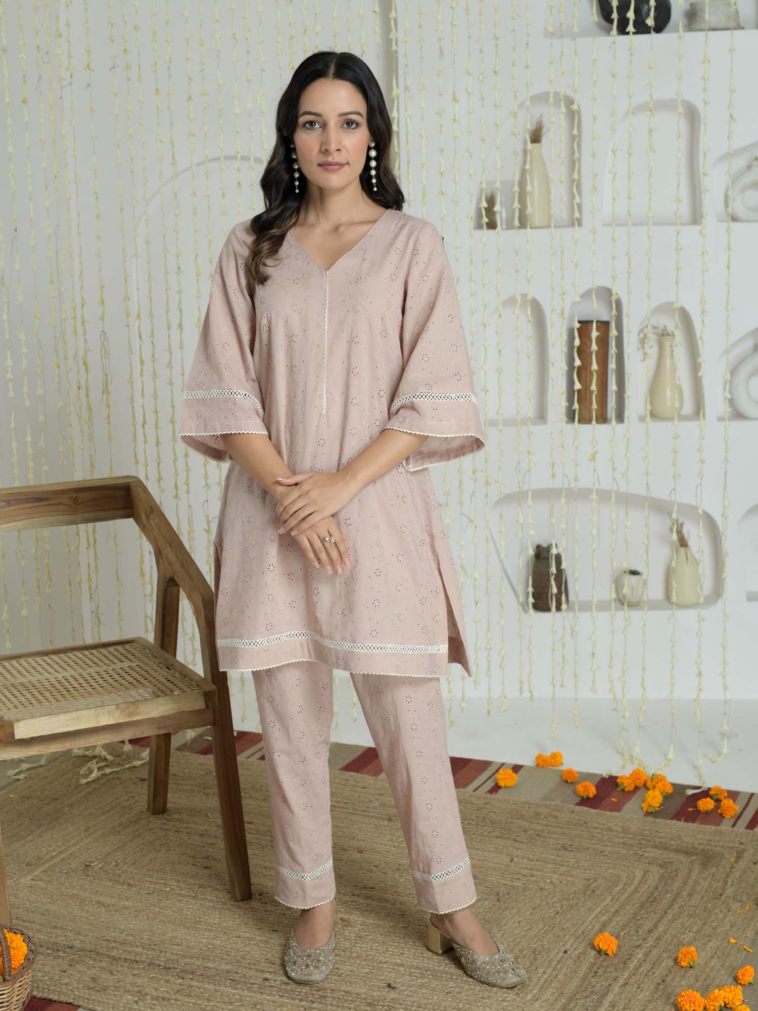 Aashiyan-cotton co-ord set