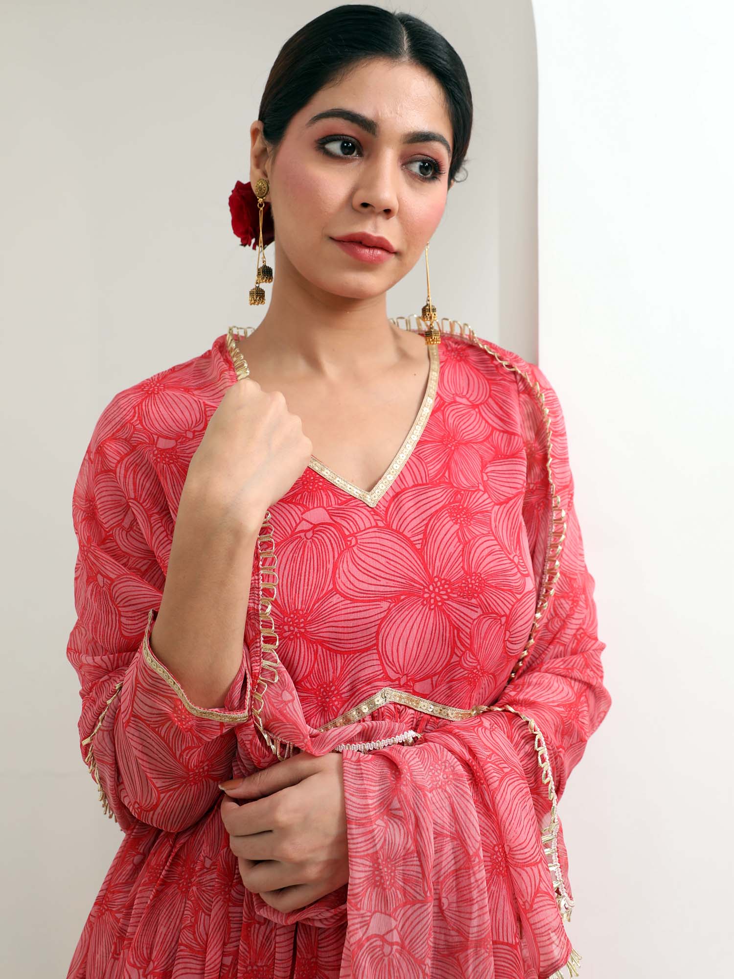 Gulab- Anarkali suit