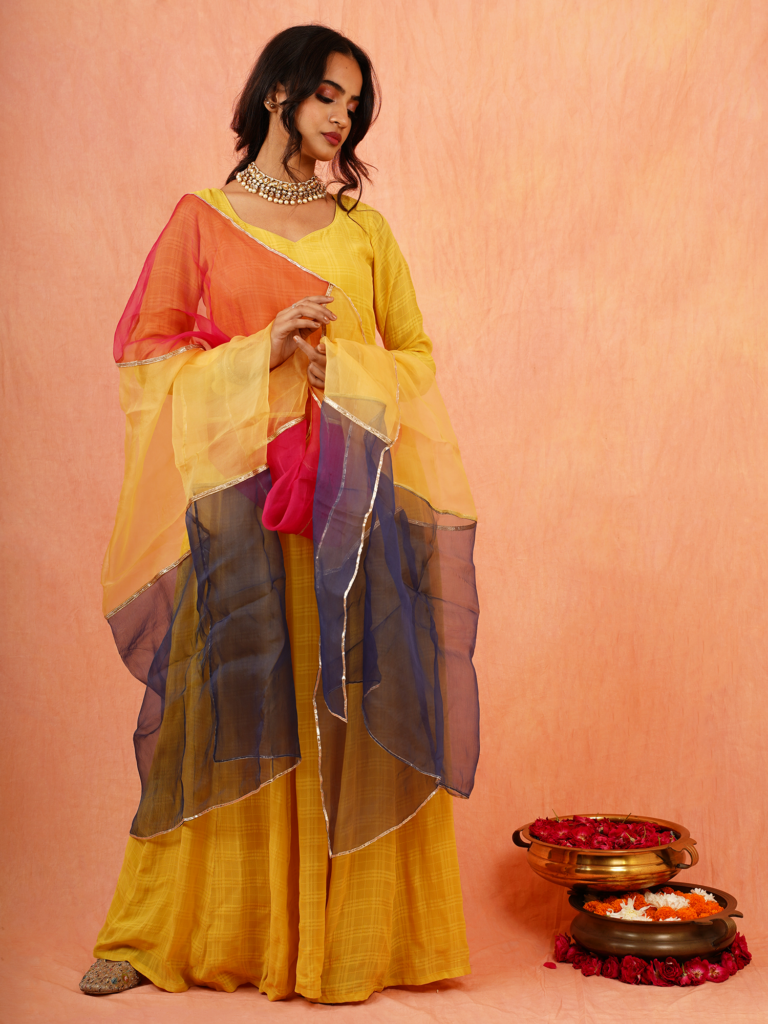 Lolitha - Long Dress With Dupatta