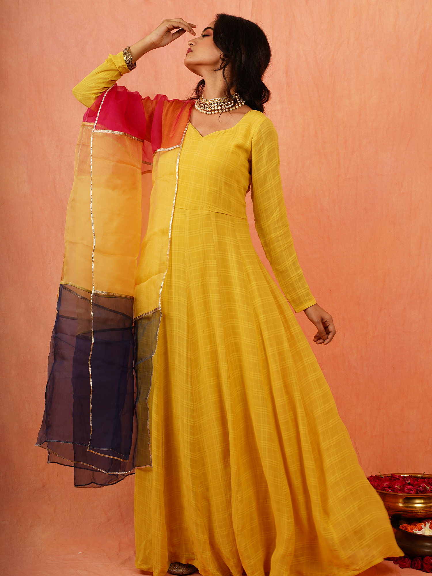 Lolitha - Long Dress With Dupatta