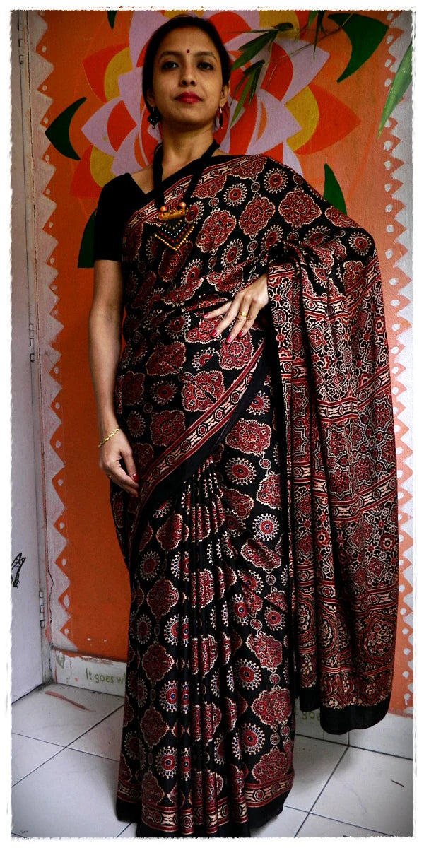 Premium Handwoven Bengal Cotton Designer Saree - 4