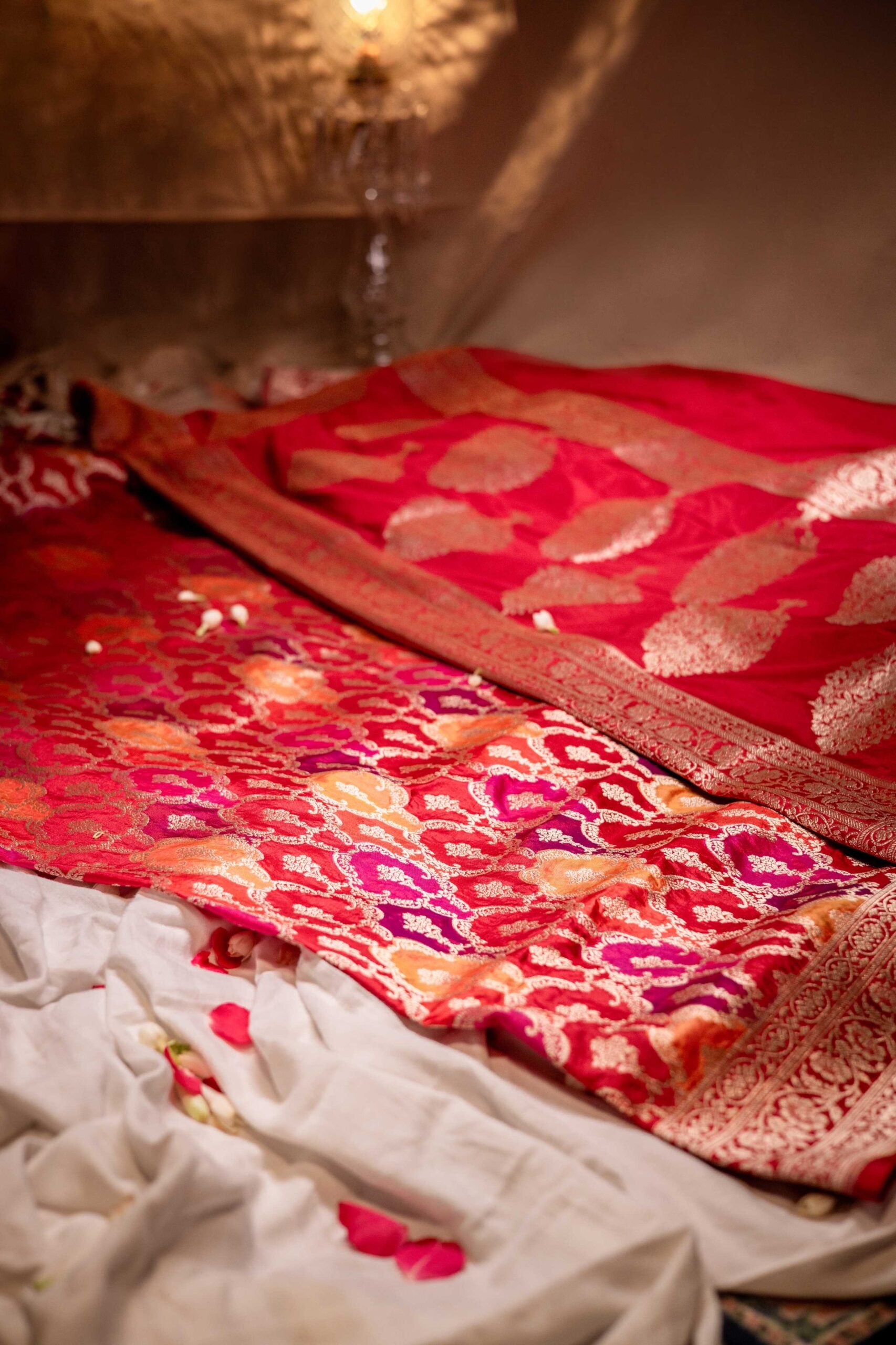 Vibrant Rangkat Weave Benaras Saree