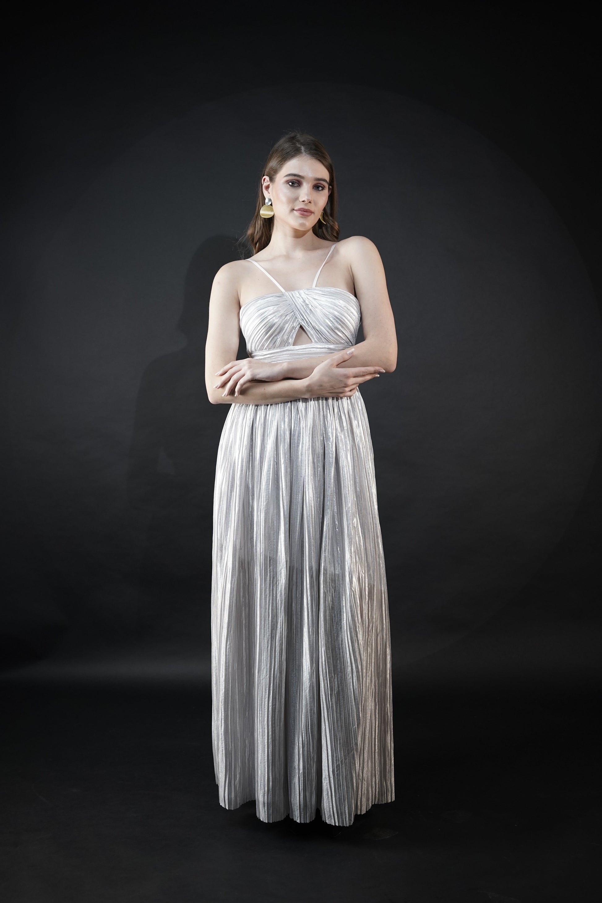 Diamond Dust Halter Gown