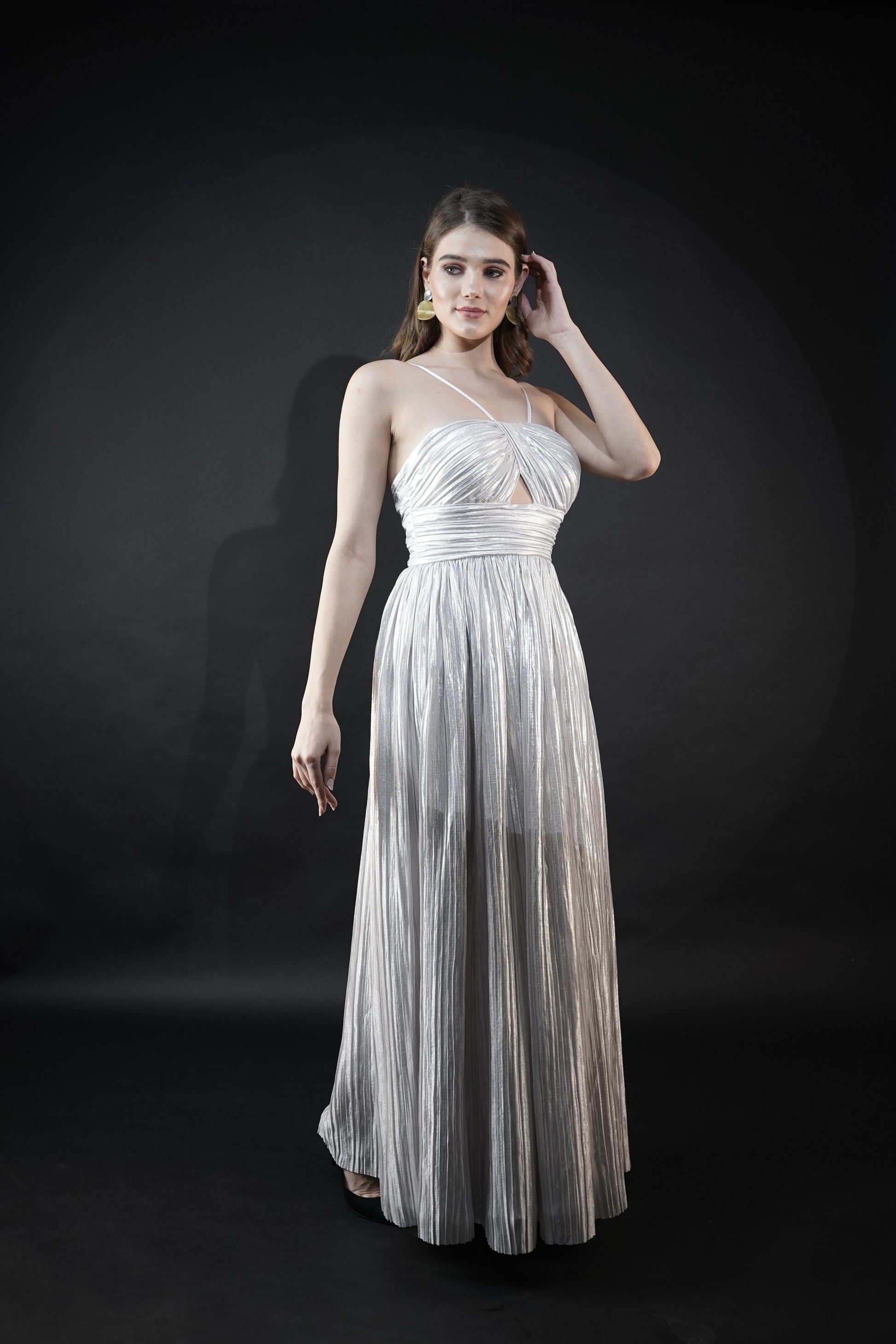 Diamond Dust Halter Gown