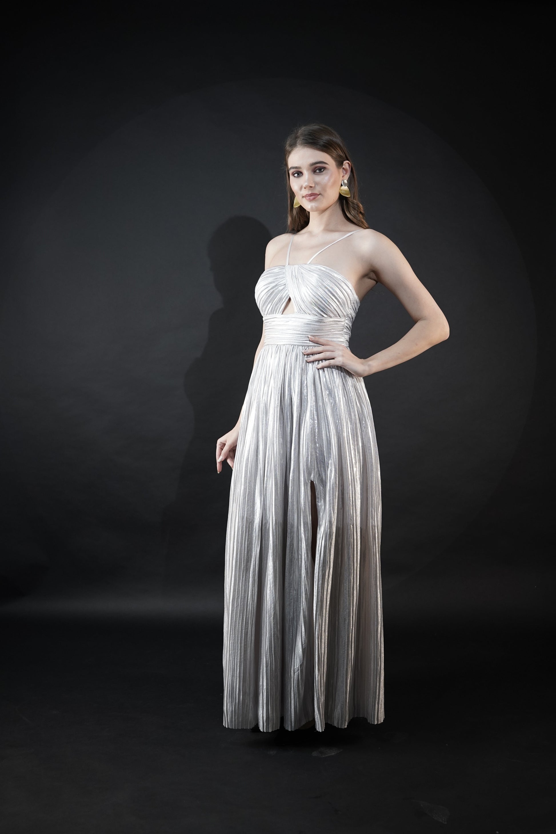 Diamond Dust Halter Gown