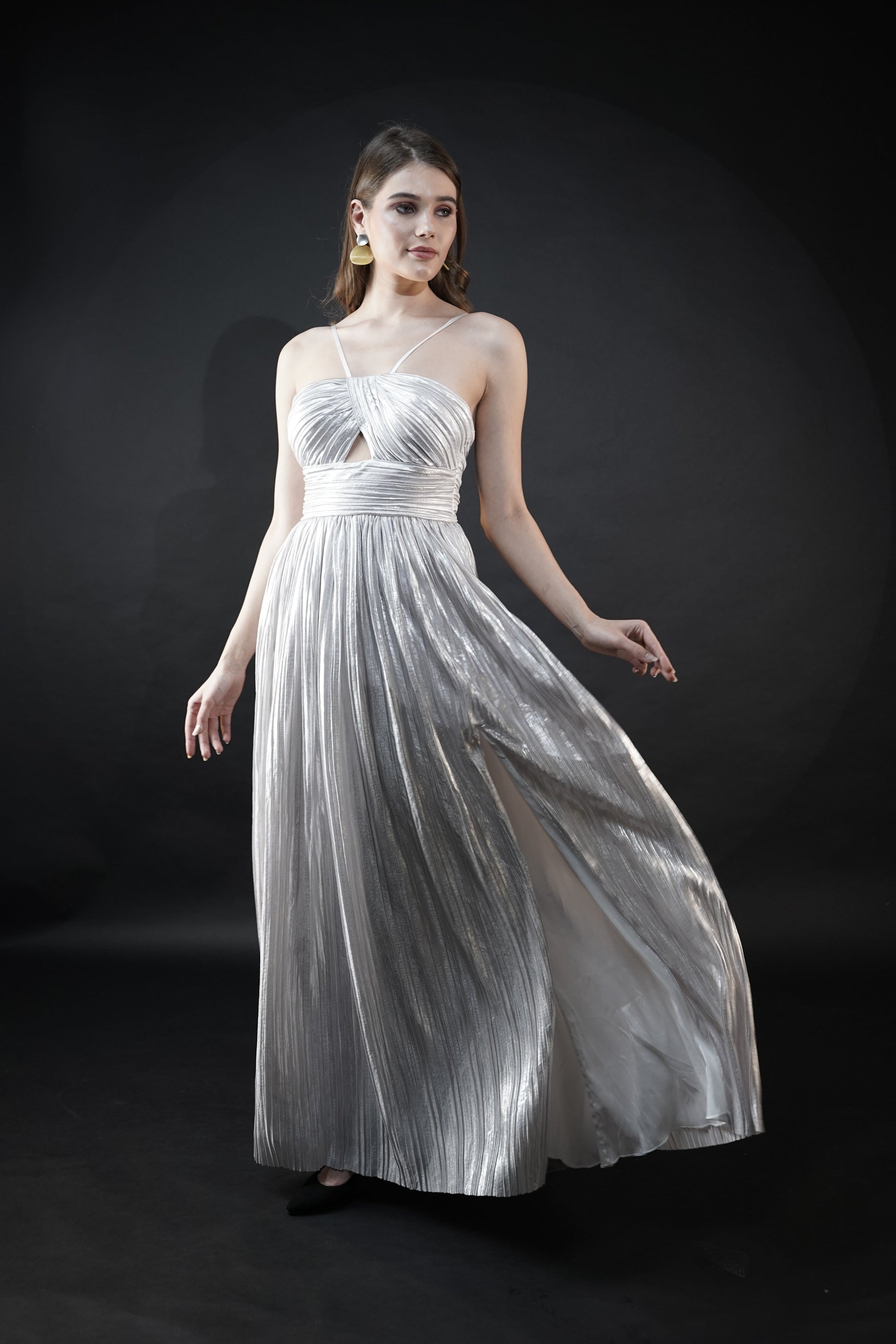 Diamond Dust Halter Gown