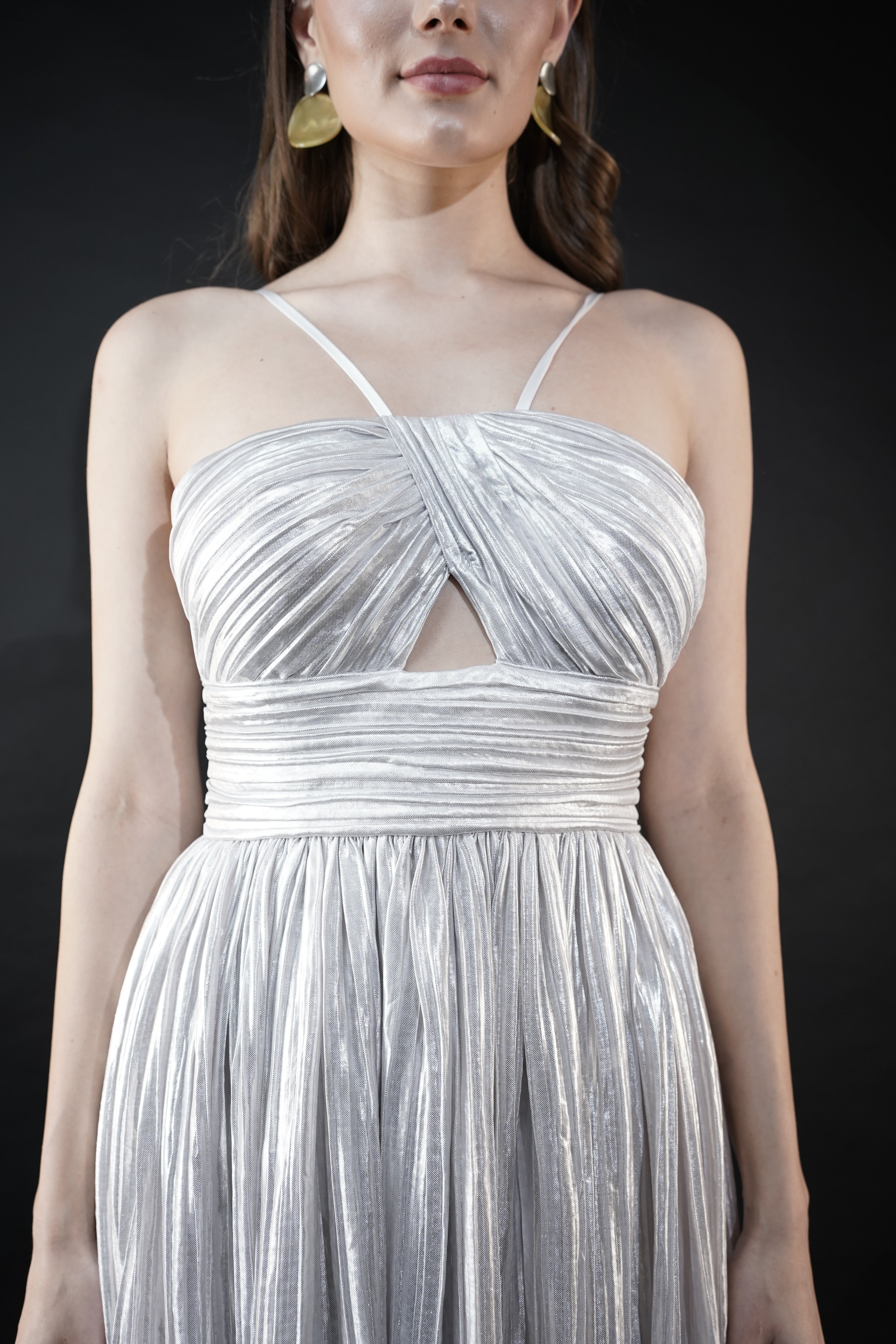 Diamond Dust Halter Gown