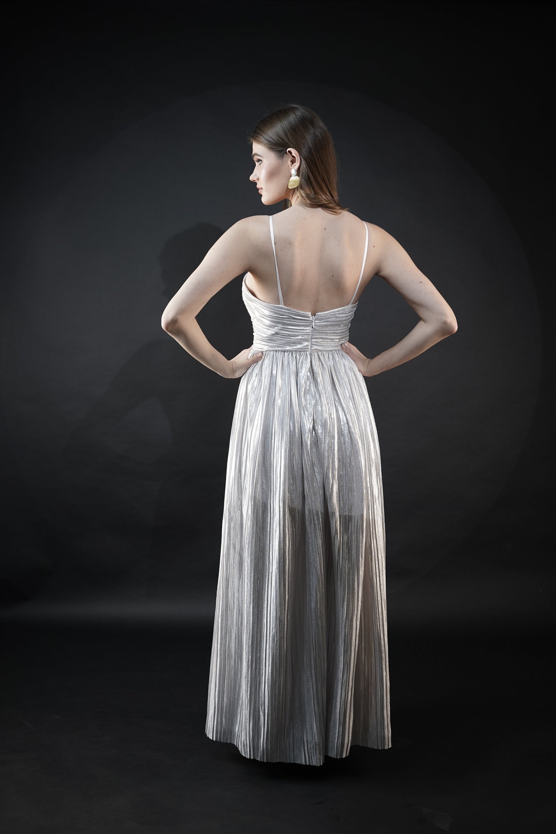 Diamond Dust Halter Gown