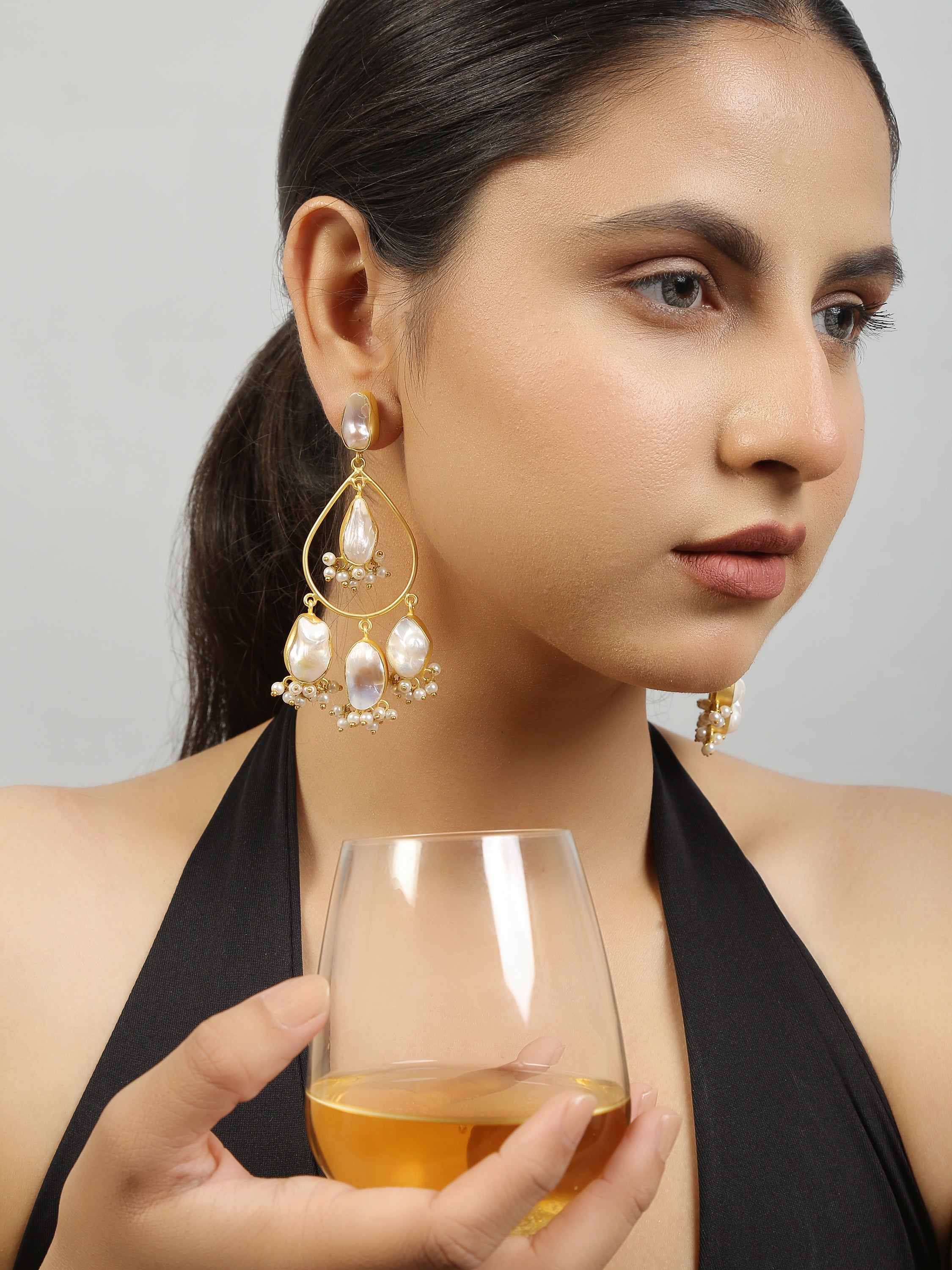 Baroque Statement Earrings