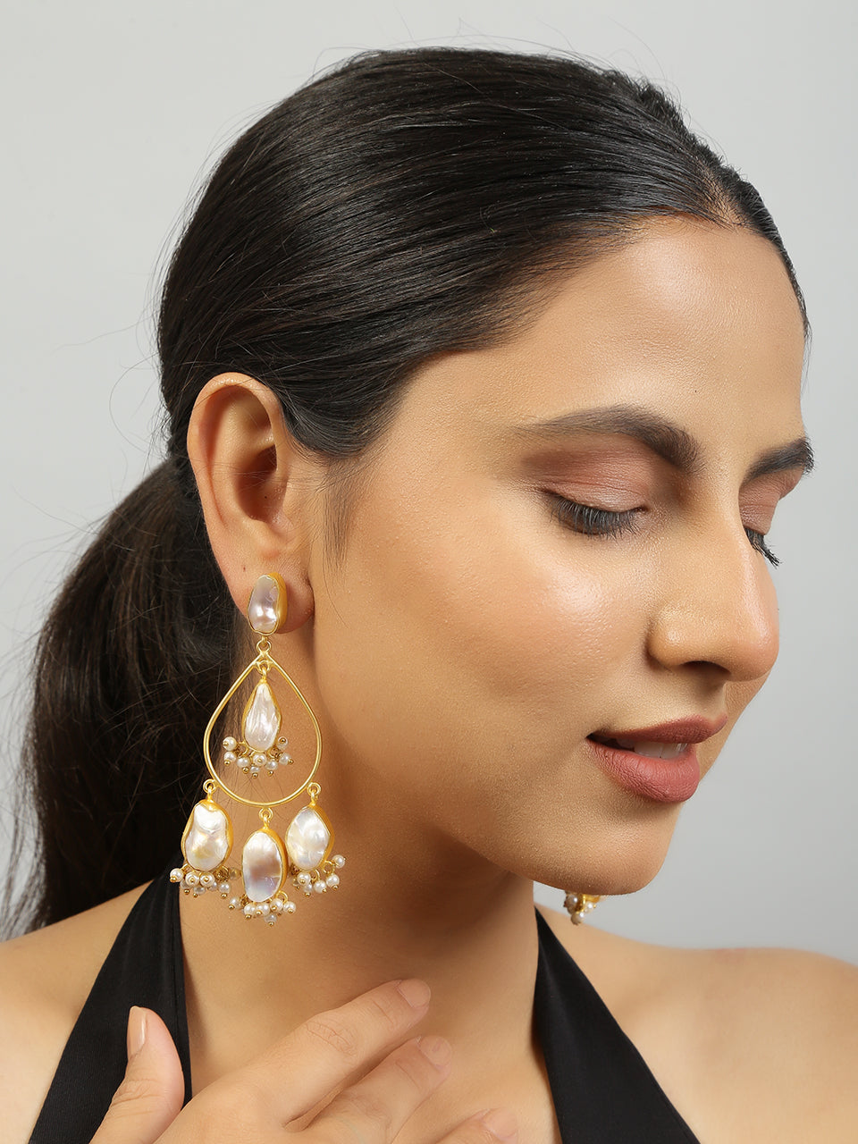 Baroque Statement Earrings