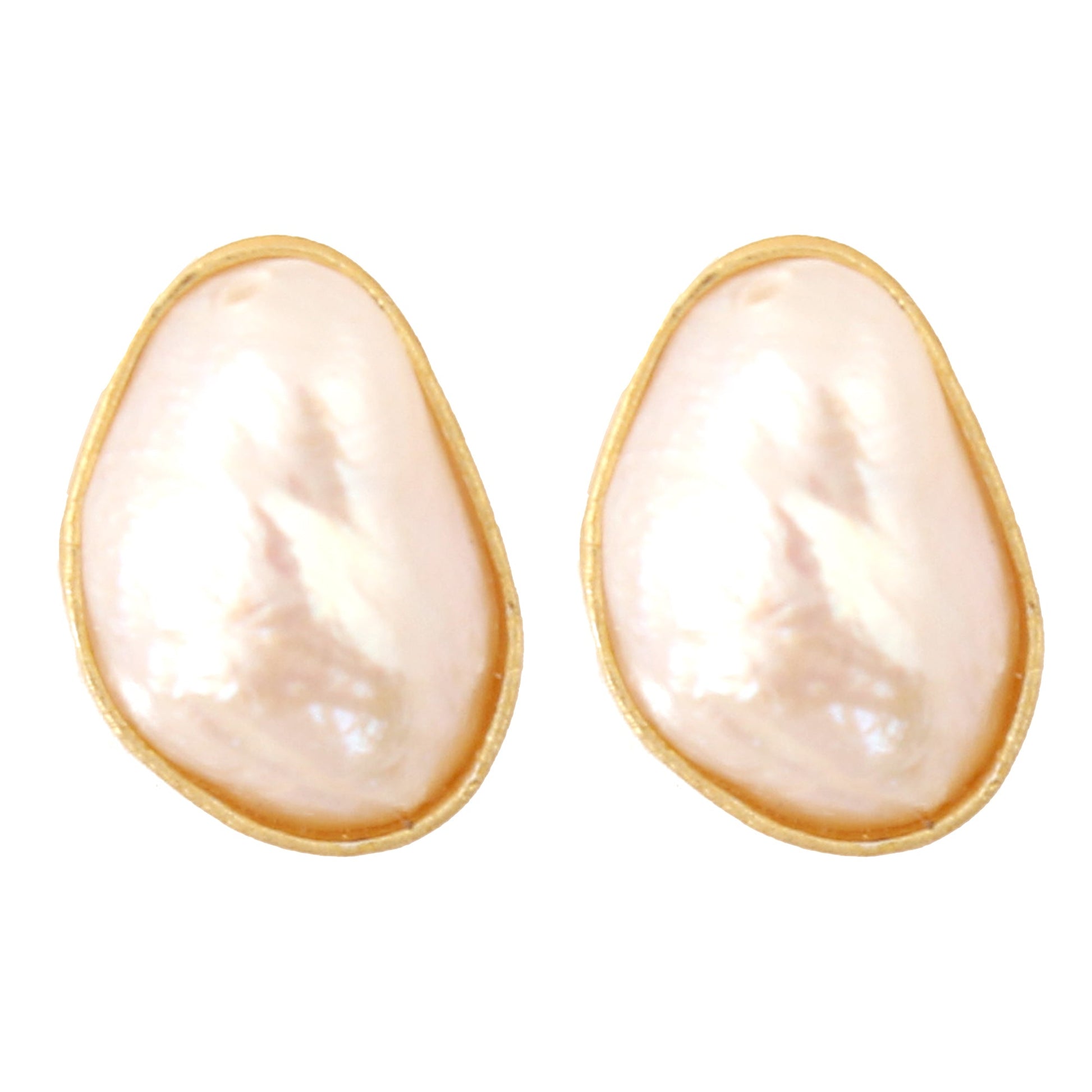 Baroque Pearl Studs