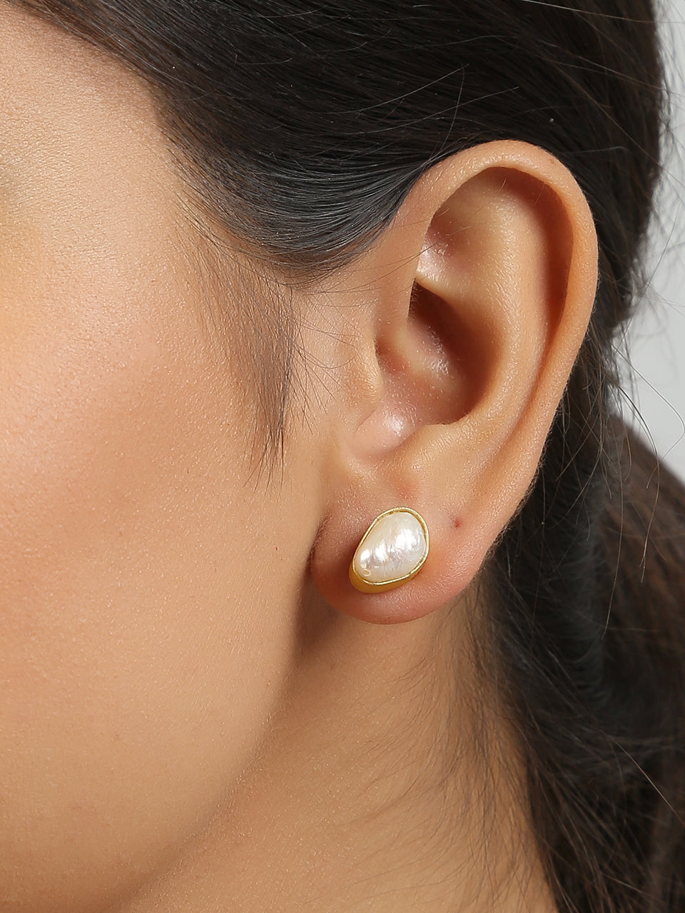 Baroque Pearl Studs