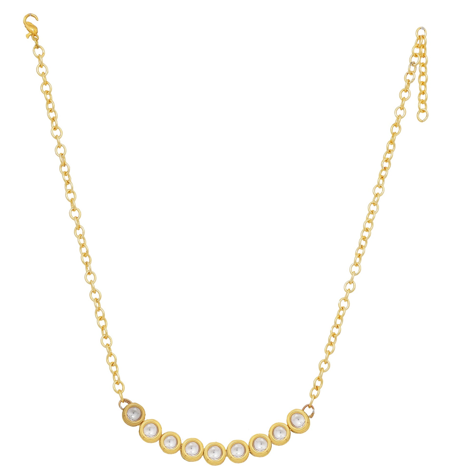 Sleek Kundan necklace