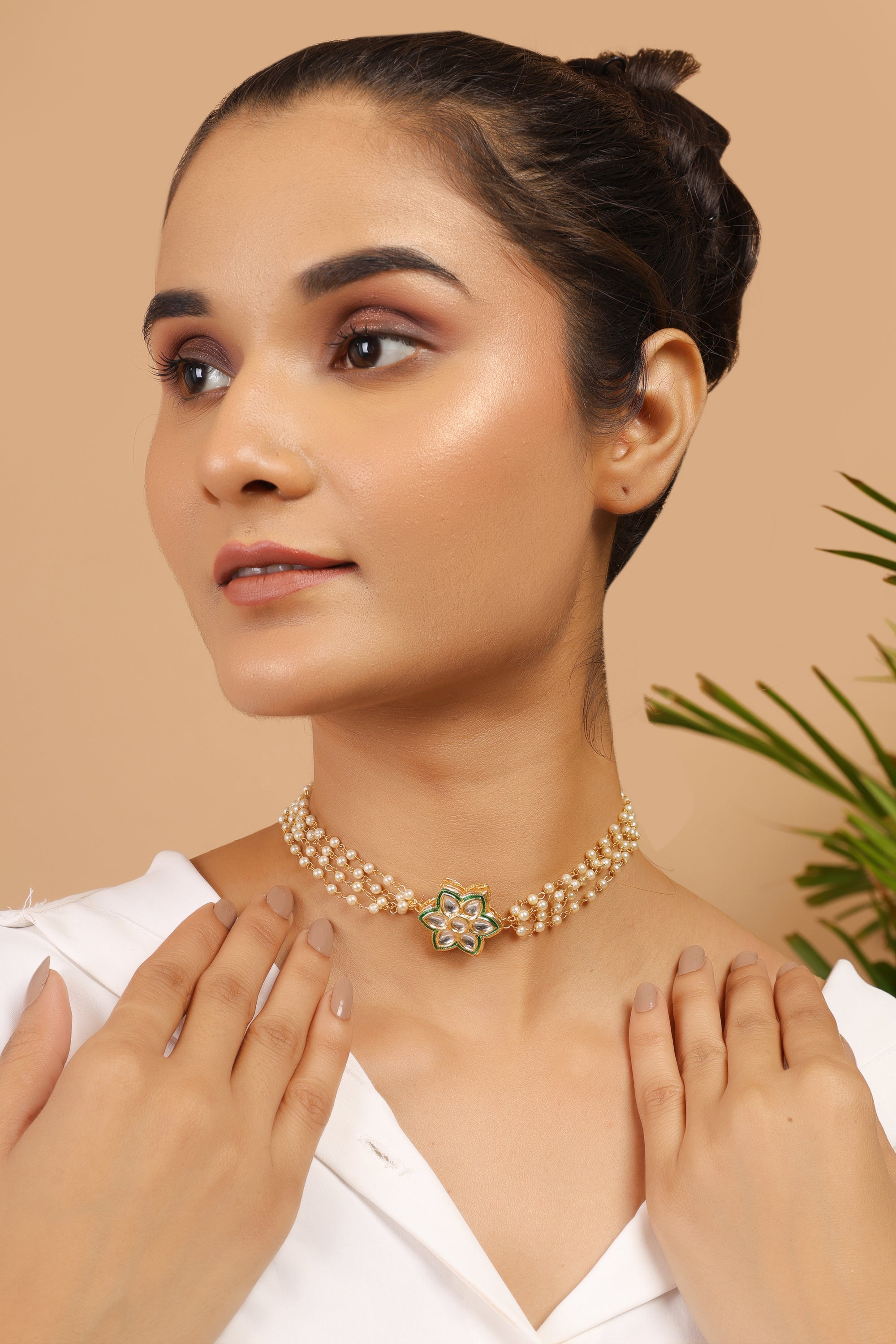 Floral Kundan Choker