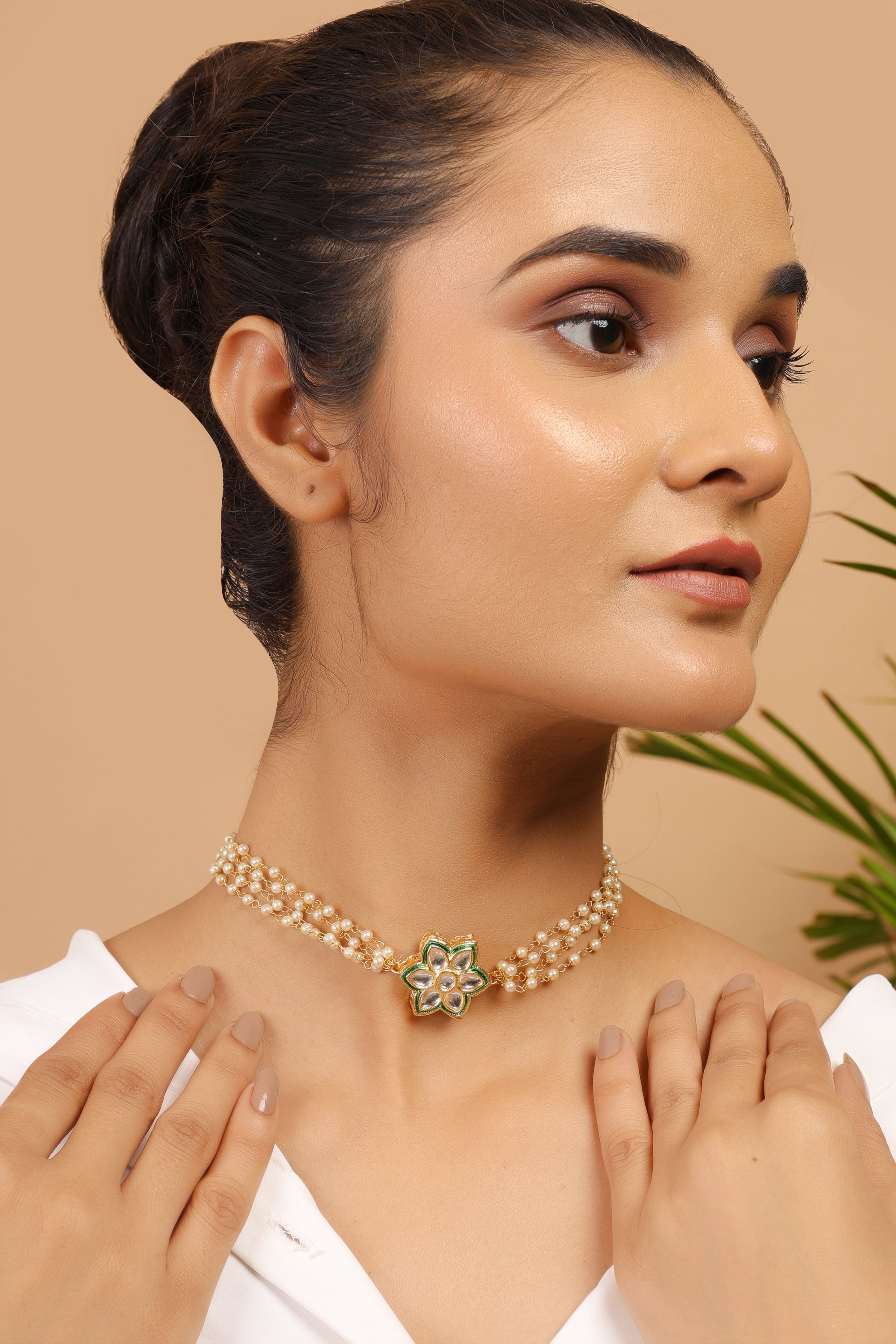 Floral Kundan Choker