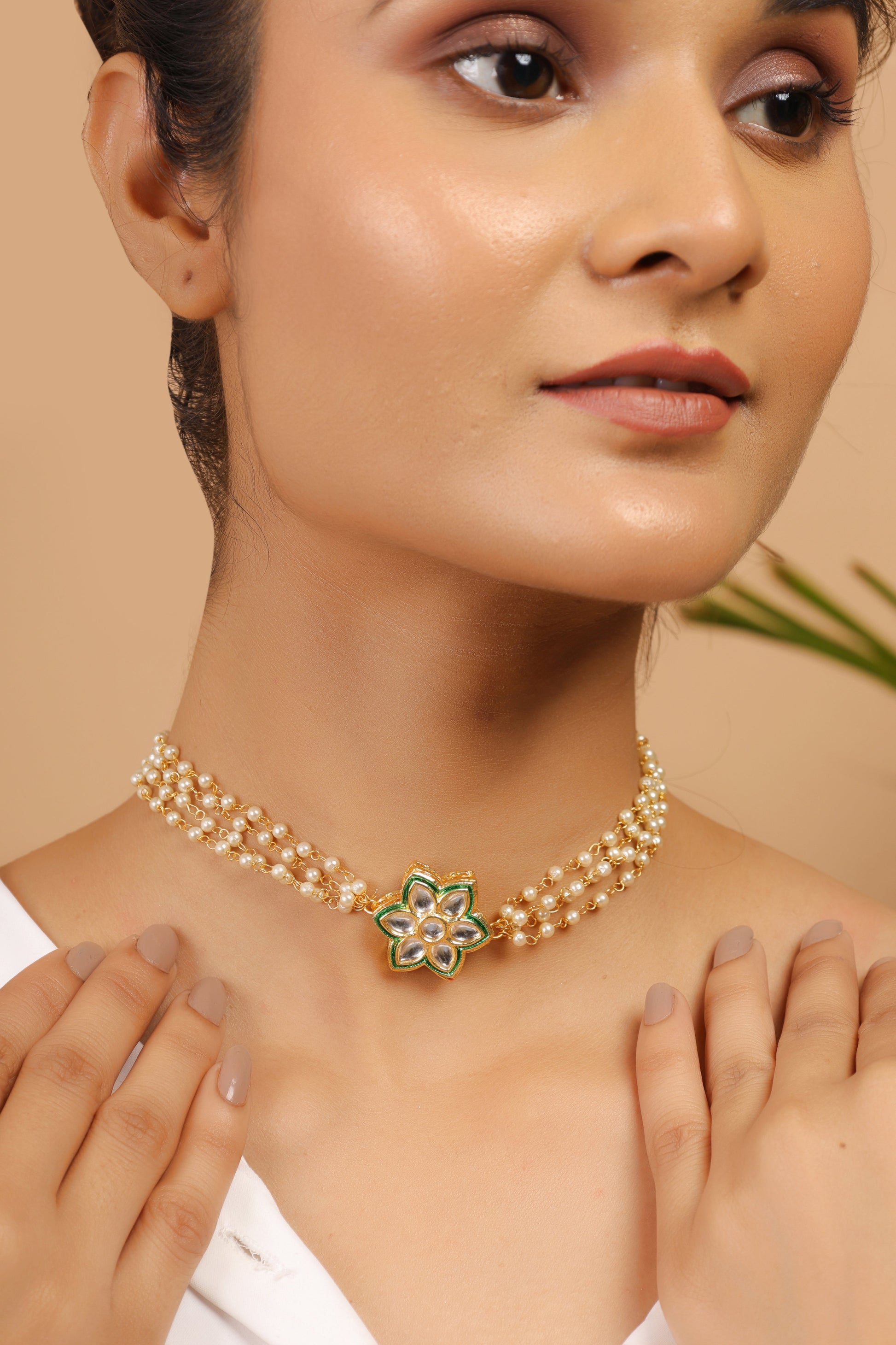 Floral Kundan Choker