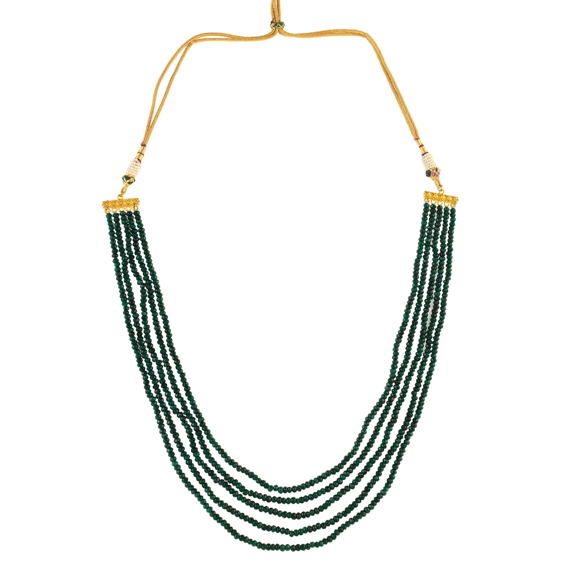 Green onyx beaded necklace