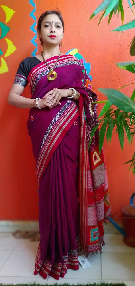 Ananya - Lambani Tribal Hand-Embroidered Designer Saree