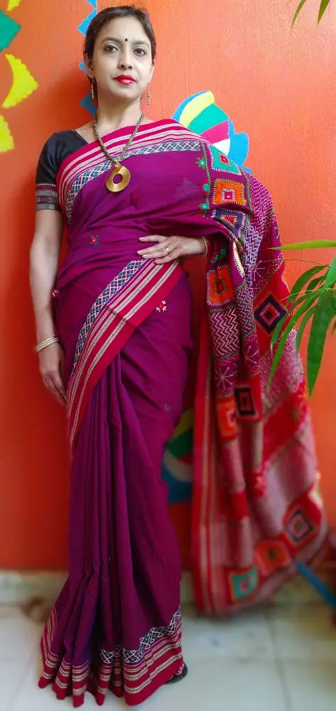 Ananya - Lambani Tribal Hand-Embroidered Designer Saree