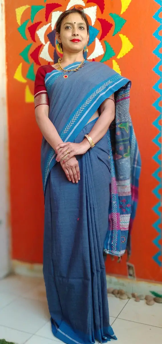 Raagini - Lambani Tribal Hand-Embroidered Designer Saree